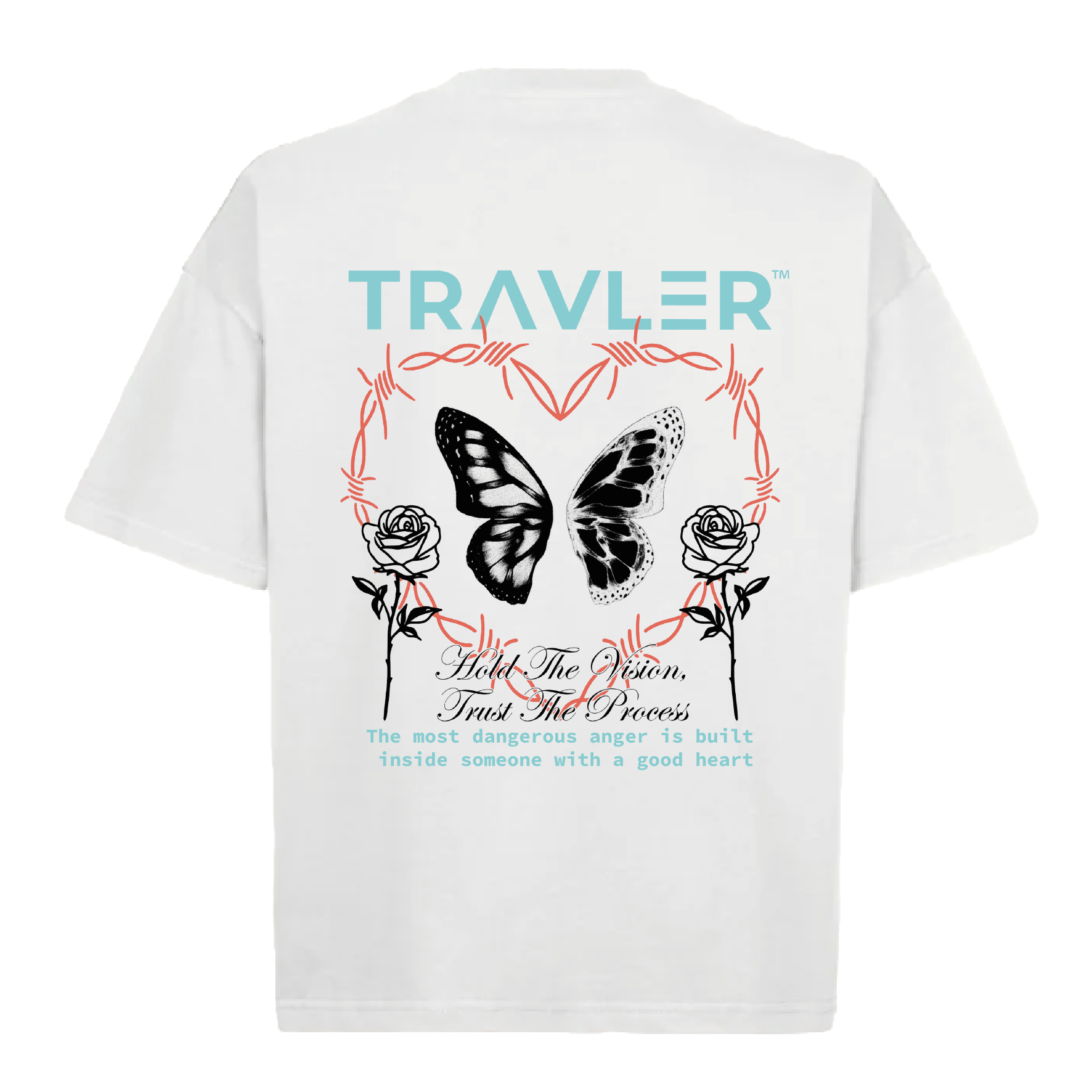 BUTTERFLY T-SHIRT - WHITE