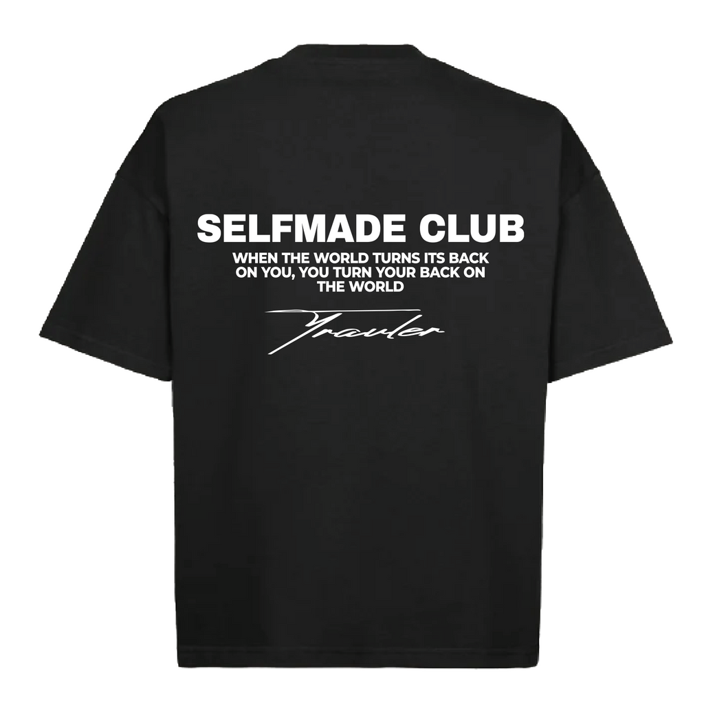 SELFMADE CLUB - TSHIRT OVERSIZED BLACK