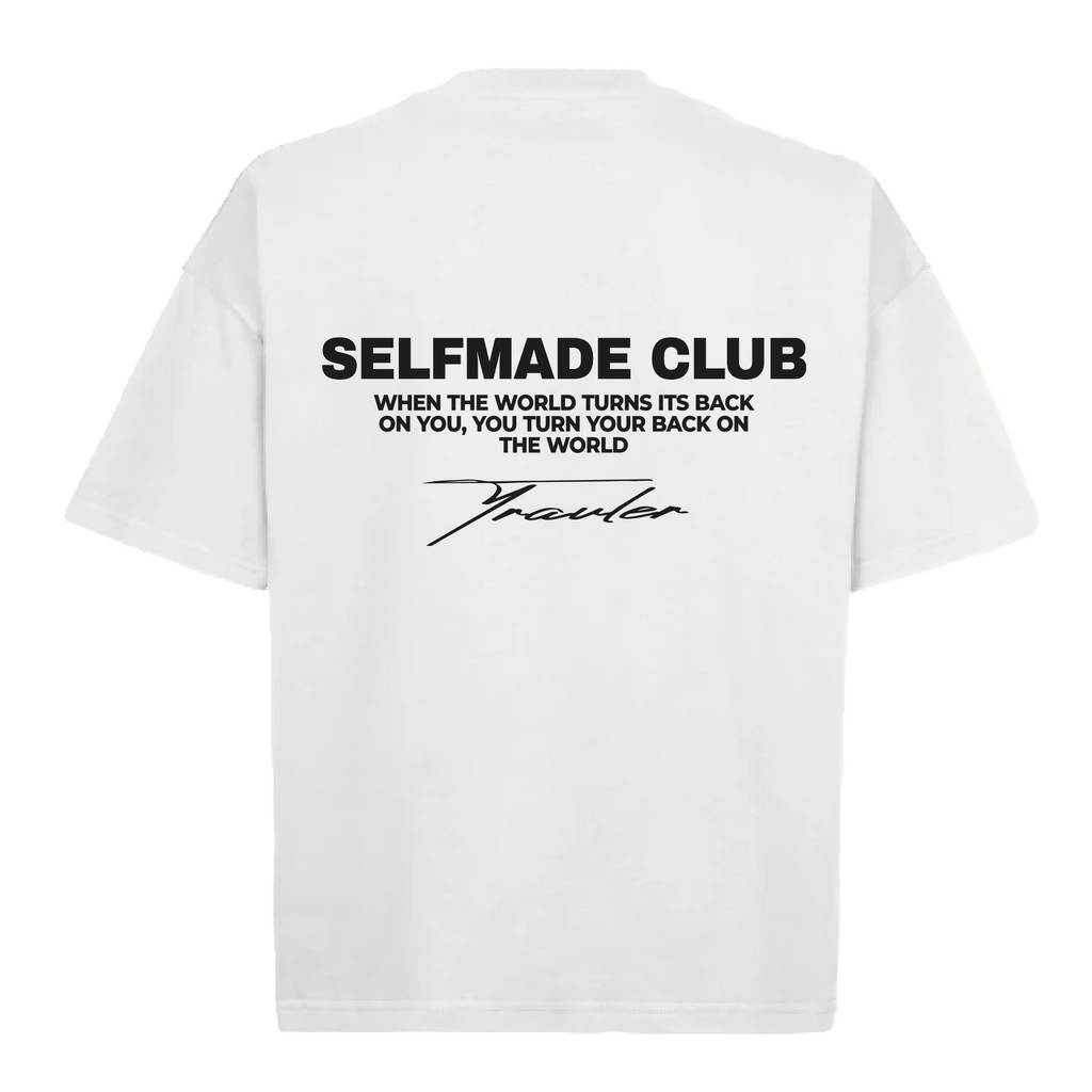 SELFMADE CLUB - TSHIRT OVERSIZED WHITE