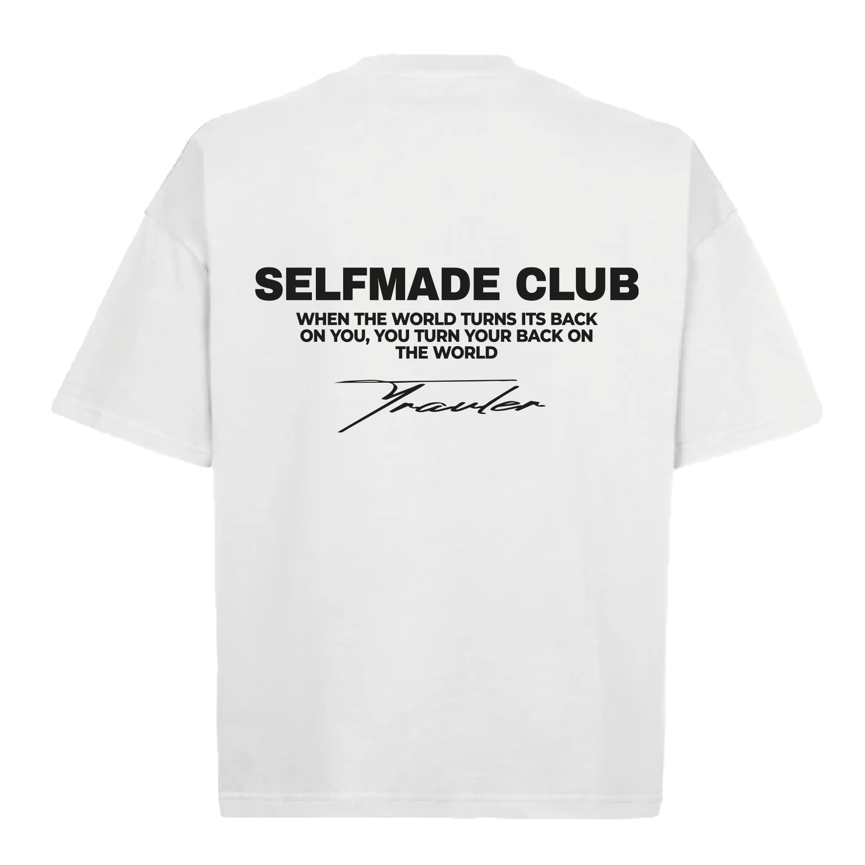 SELFMADE CLUB - TSHIRT OVERSIZED WHITE
