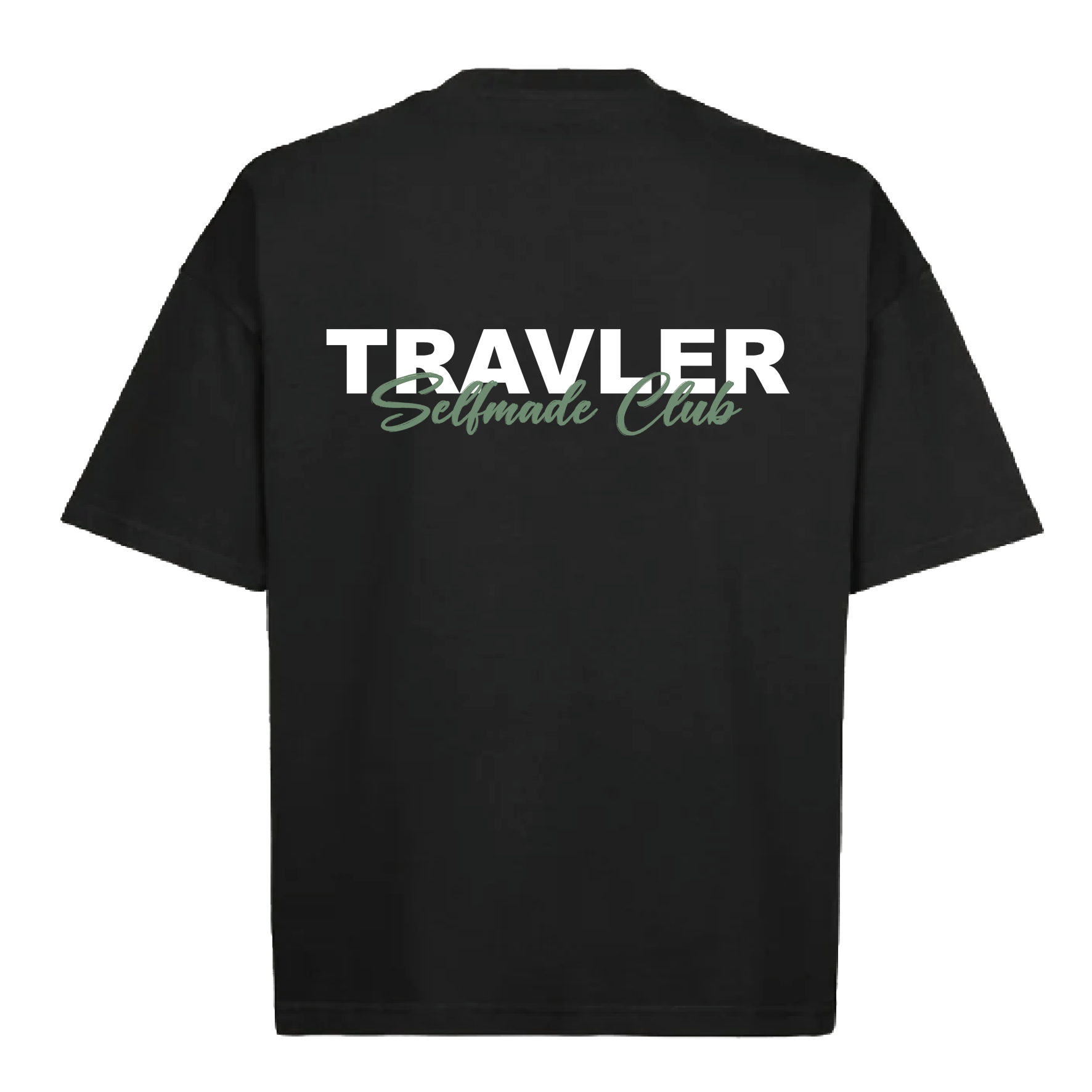 SELFMADE GREEN T-SHIRT - BLACK