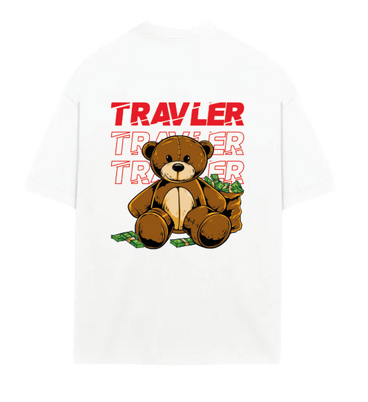 TEDDY OVERSIZED T-SHIRT - WHITE