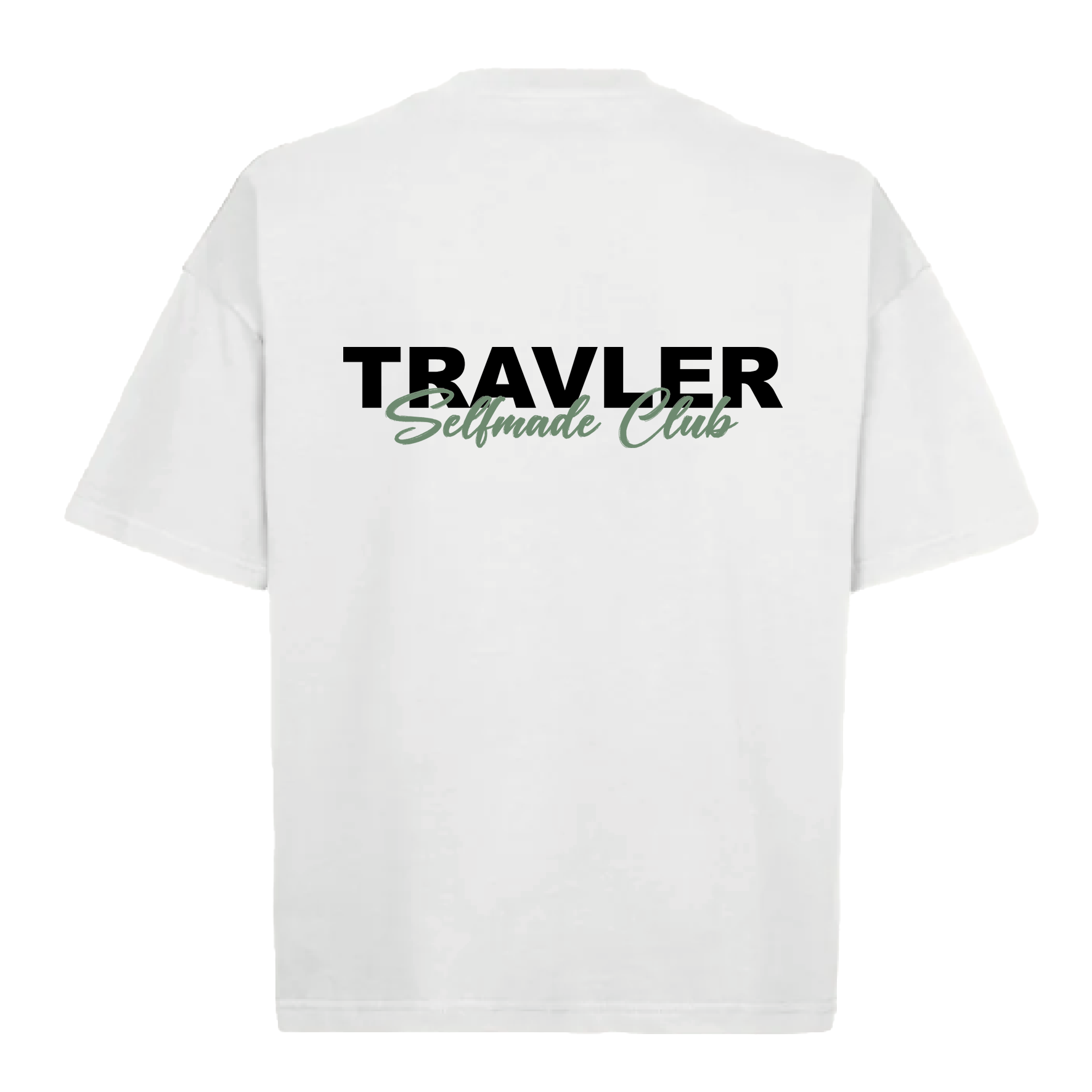 SELFMADE GREEN T-SHIRT - WHITE