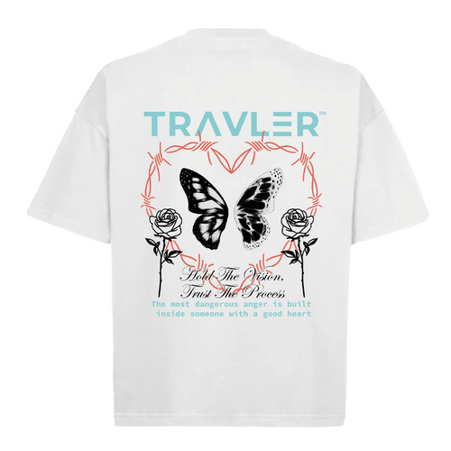 BUTTERFLY T-SHIRT - WHITE
