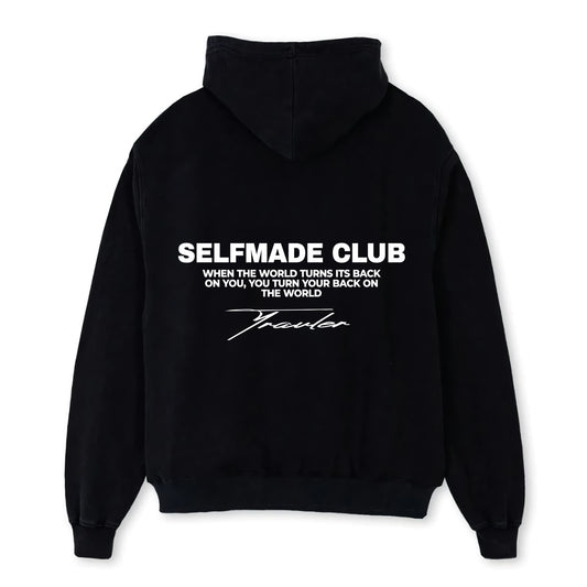 SELFMADE OVERSIZED HOODIE - BLACK